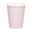 Imagen de Vasos Rosa Nube cartón 237ml (8 unidades)