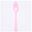 Picture of Cucharas Rosa Nube Plástico Reutilizables (24 unidades)