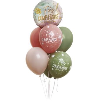 Imagen de Globos Feliz Cumpleaños Pastel Dusk Sempertex