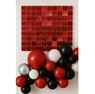 Imagen de Paneles de Lentejuelas Rojo Cuadrados 30x30cm (12 unidades)