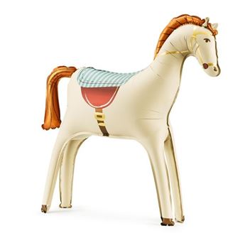 Picture of Globo Caballo Blanco de Pie (90cm x 90cm)