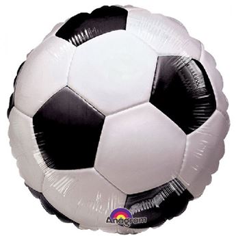 Imagen de Globo Fútbol Círculo Foil (45cm)