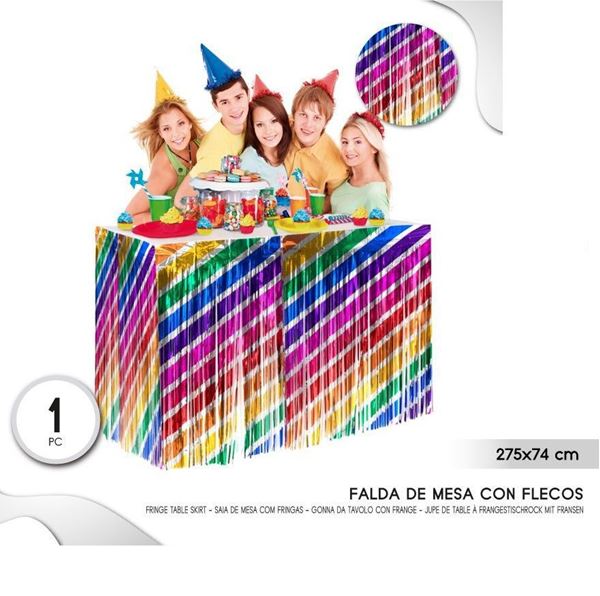 Picture of Faldón de mesa Rainbow Arcoíris Brillante