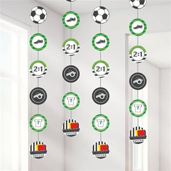 Imagens de Decoración Colgante Tiras Fútbol Party (4uds)