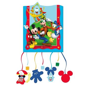 Imagen de Piñata Mickey Rock cartón pequeña (25cm)