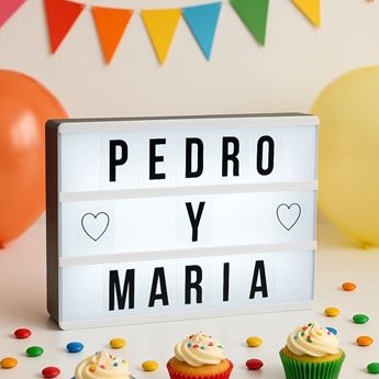 Imagen de Lightbox Caja de Letras con Luz pequeña (15x10cm)