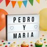 Imagen de Lightbox Caja de Letras con Luz pequeña (15x10cm)