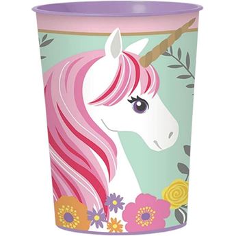 Picture of Vaso Unicornio Mágico Plástico Duro Reutilizable 473ml (1 unidad)