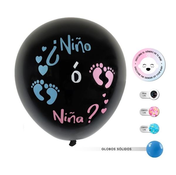 Imagens de Globo Gender Reveal Látex 90cm 