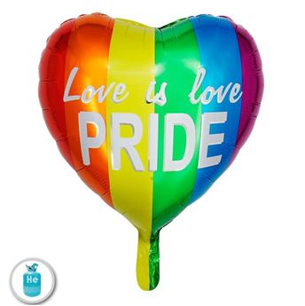 Imagens de Globo PRIDE love is love Foil 43cm