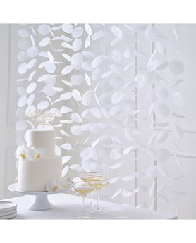 Picture of Decorado Fondo Discos Blancos de Papel (2m)