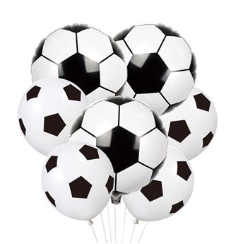 Imagen de Set Globos Balones de Fútbol Mix (7uds)