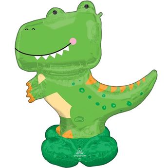 Imagen de Globo Dinosaurio con Base sin Helio (137cm)