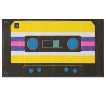 Imagen de Servilletas Fiesta Años 80 y 90 papel (20 unidades)