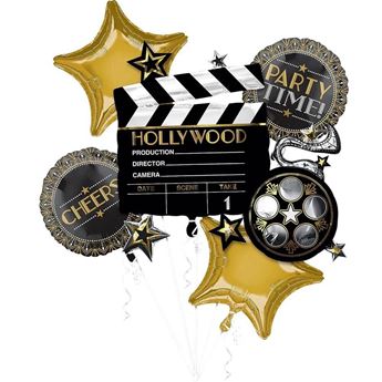 Imagens de Bouquet Globos Cine Fiesta (5 unidades)