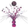 Picture of Centro de Mesa 70 Años Rosa 45cm