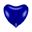 Picture of Globo Corazón Jumbo Azul Capri 75cm x 70cm