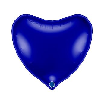 Picture of Globo Corazón Jumbo Azul Capri 75cm x 70cm