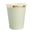 Picture of Vasos Verde Oliva Puntos Elegantes cartón (10 unidades)
