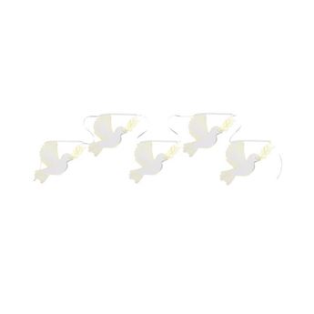 Imagens de Guirnalda Palomas Blancas Troqueladas cartón (5m)