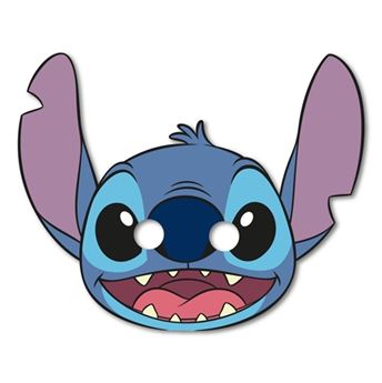 Imagens de Caretas Stitch cartón Infantiles (6 unidades)