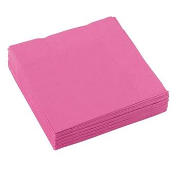 Imagen de Servilletas Rosa papel 25cm (20 unidades)