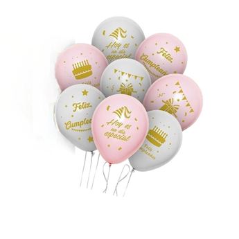 Imagens de Globos Hoy Es un Día Especial Rosas Mix Látex (8 unidades)
