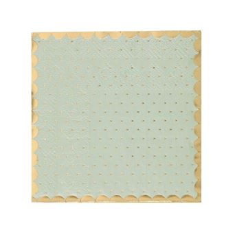 Imagens de Servilletas Verde Oliva Puntos Elegantes papel 25cm (20 unidades)