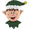 Imagen de Globo Elfo Navideño Sonriente 66cm