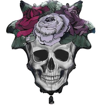 Imagen de Globo Calavera Floral Halloween (53cm)