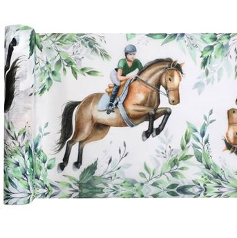 Picture of Camino de Mesa Caballos Elegantes Tela TNT (5m x 30cm)
