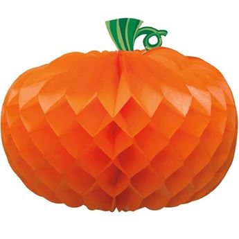 Imagen de Decorado Calabaza Nido de Abeja (27cm)