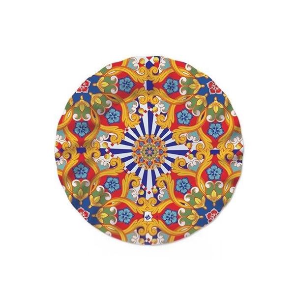Imagens de Platos Sicilia cartón 20cm (8 uds)