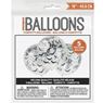 Picture of Globos Cristal Confeti Murciélagos Látex (5 unidades)