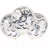 Picture of Globos Cristal Confeti Murciélagos Látex (5 unidades)