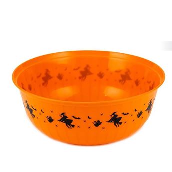 Imagen de Bol Naranja Brujas y Fantasmas Halloween (28cm)
