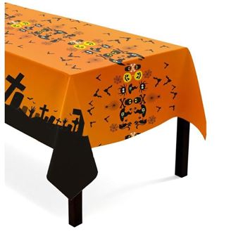 Imagens de Mantel Cementerio Infantil Halloween Plástico (137cm x 274cm)