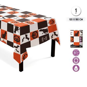 Imagens de Mantel Truco o Trato Textura tela Halloween (120cm x 180cm)