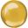 Imagen de Globo Dorado Esférico Orbz Jumbo 53cm (3 unidades)