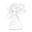 Picture of Peso Globos Blanco papel 140g