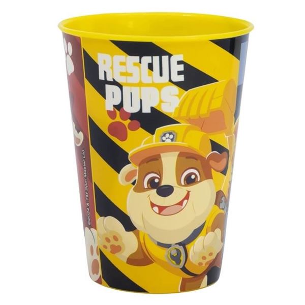 Imagen de Vaso Patrulla Canina al Rescate Plástico Duro Reutilizable 260ml (1 unidad)