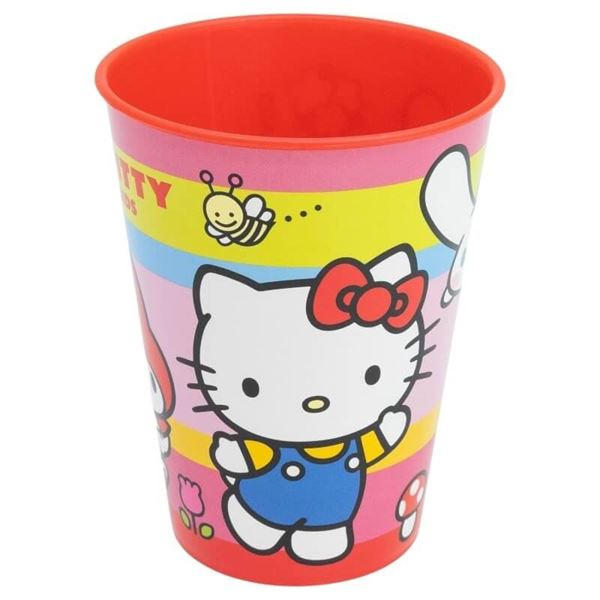Imagens de Vaso Hello Kitty y Amigos Plástico Duro Reutilizable 260ml (1 unidad)