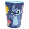 Imagen de Vaso Stitch Disney Azul Claro Plástico Duro Reutilizable 260ml (1 unidad)