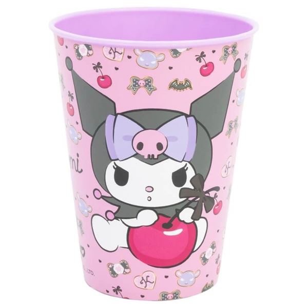 Imagens de Vaso Kuromi Hello Kitty Plástico Duro Reutilizable 260ml (1 unidad)