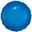 Imagen de Globo Círculo Azul Metal (45cm)