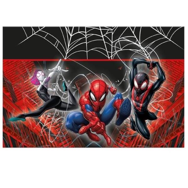 Imagens de Mantel Spiderman Telaraña plástico (120cm x 180cm)