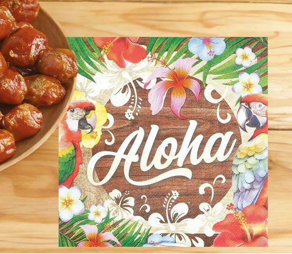 Imagens de Servilletas Aloha Verano 16x16cm (20 uds)