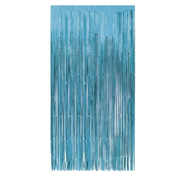 Imagen de Cortina Azul Claro Metalizado (100cm x 200cm)