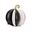 Picture of Globo Calabaza Blanca y Negra Foil (58cm x 58cm)