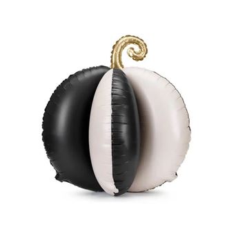Picture of Globo Calabaza Blanca y Negra Foil (58cm x 58cm)